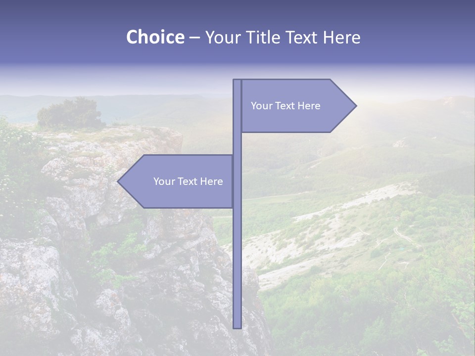 Horizon Scene Lawn PowerPoint Template