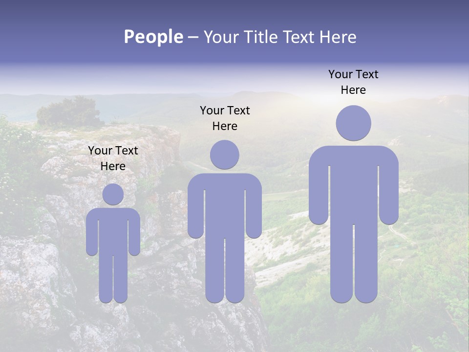 Horizon Scene Lawn PowerPoint Template