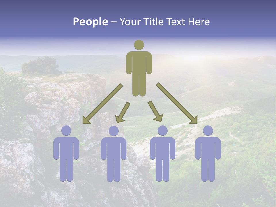 Horizon Scene Lawn PowerPoint Template