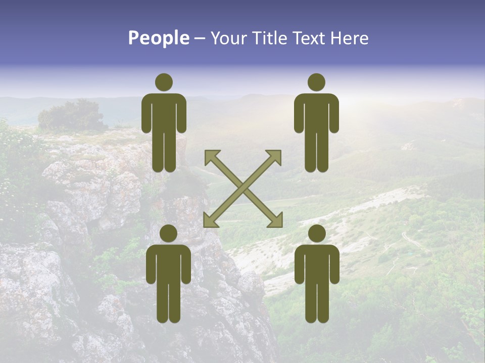 Horizon Scene Lawn PowerPoint Template