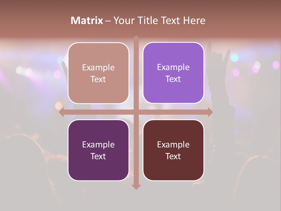 Rhythm Instrument Nightlife PowerPoint Template