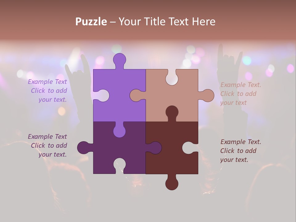 Rhythm Instrument Nightlife PowerPoint Template