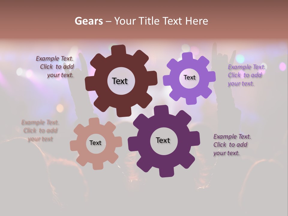 Rhythm Instrument Nightlife PowerPoint Template
