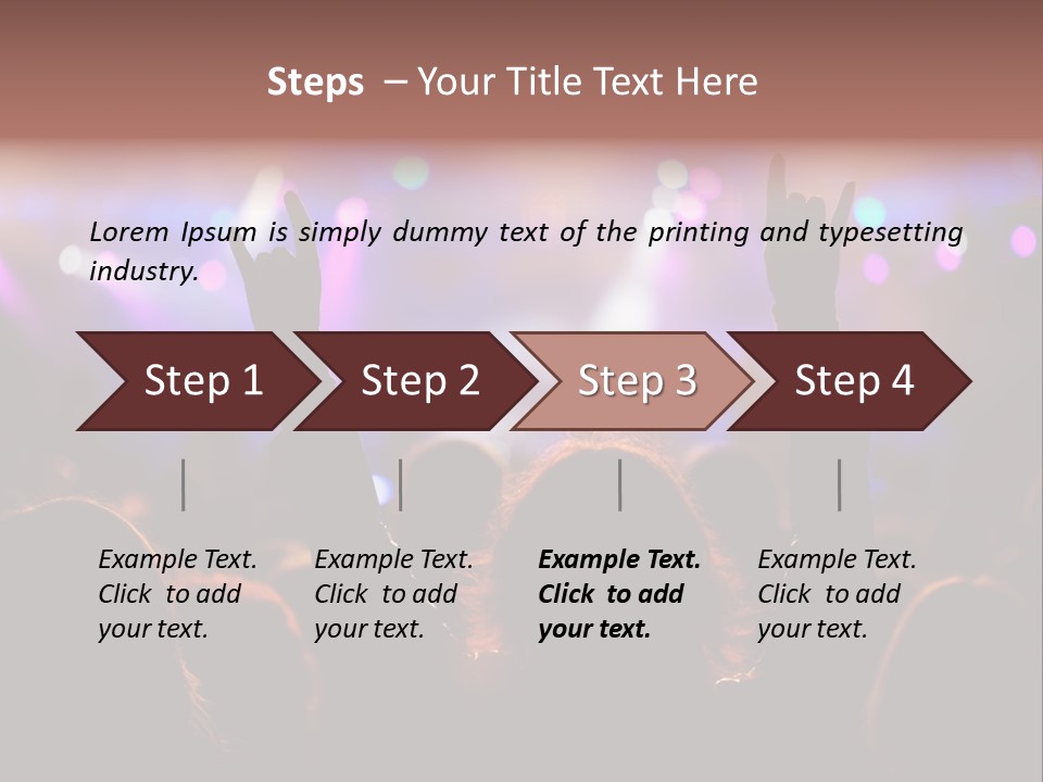 Rhythm Instrument Nightlife PowerPoint Template