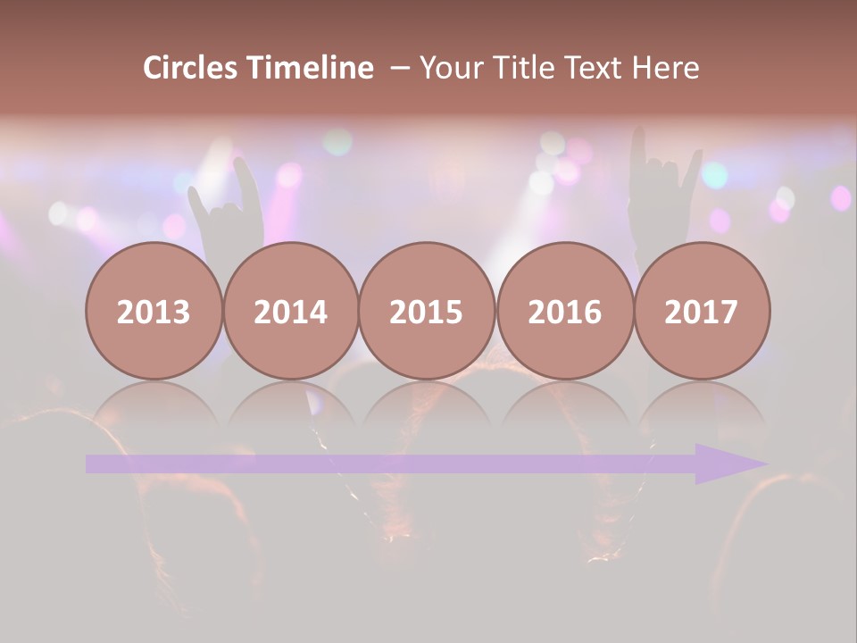 Rhythm Instrument Nightlife PowerPoint Template