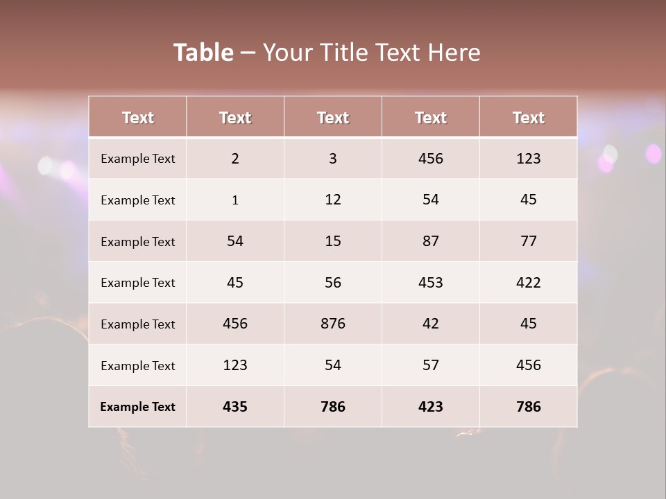 Rhythm Instrument Nightlife PowerPoint Template