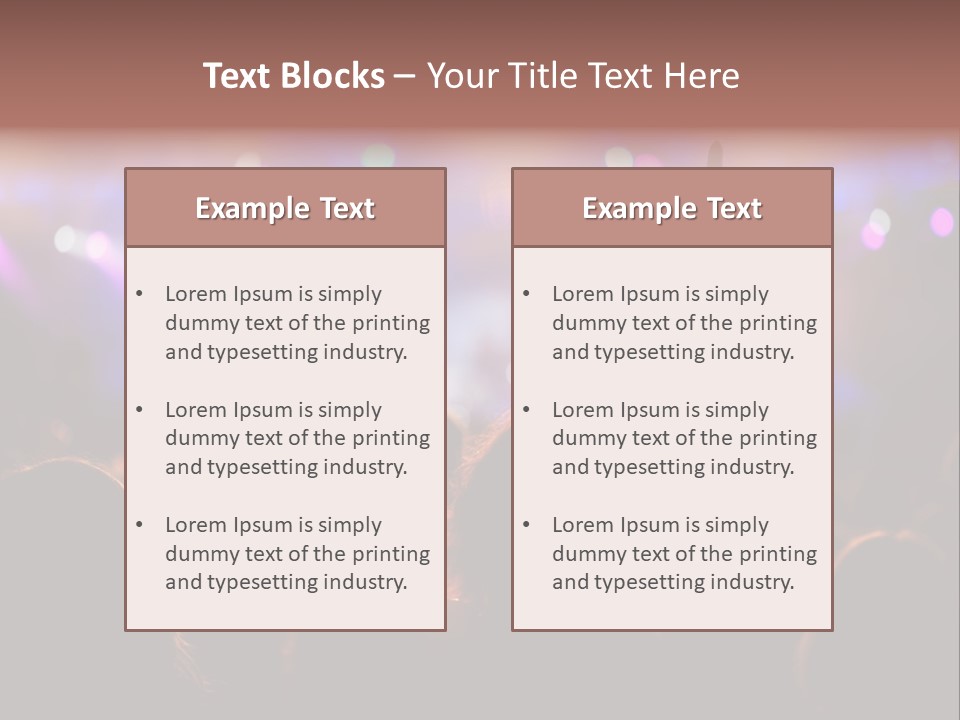 Rhythm Instrument Nightlife PowerPoint Template