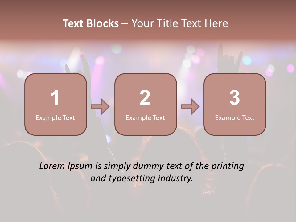 Rhythm Instrument Nightlife PowerPoint Template