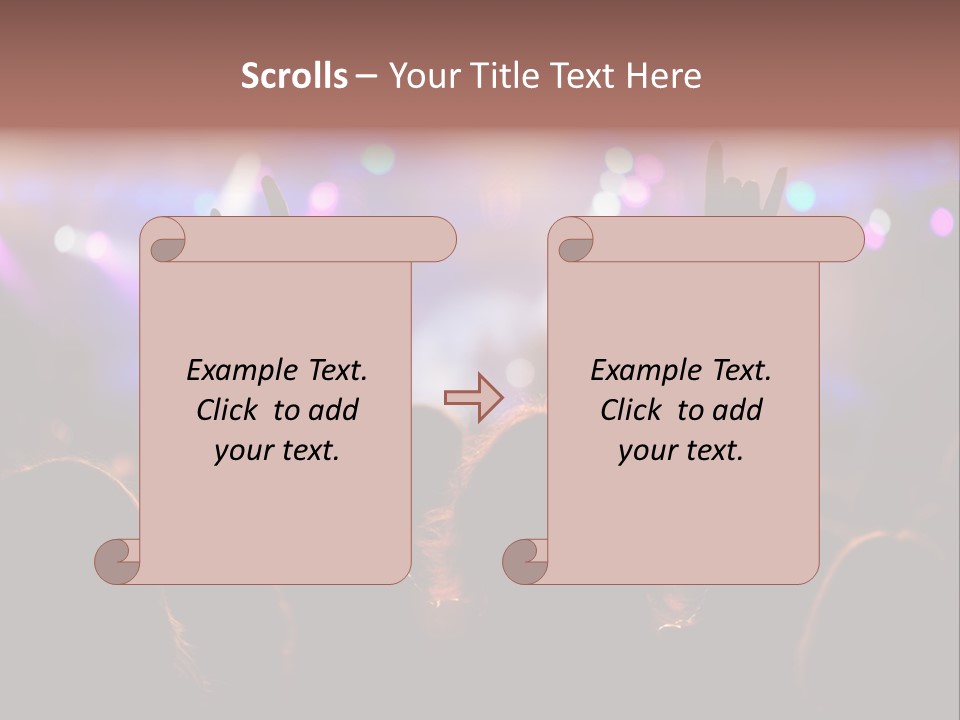Rhythm Instrument Nightlife PowerPoint Template