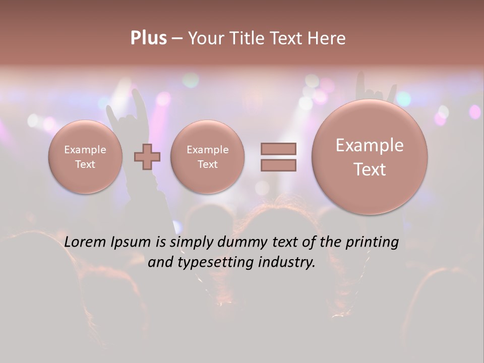 Rhythm Instrument Nightlife PowerPoint Template