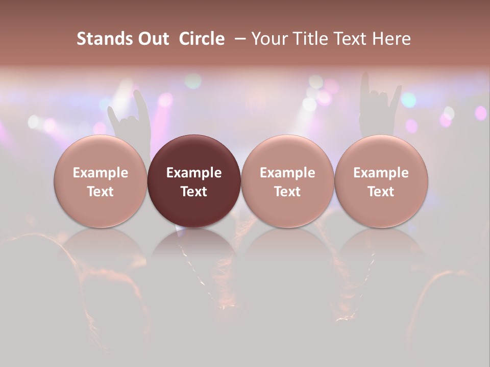 Rhythm Instrument Nightlife PowerPoint Template