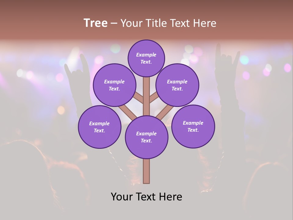 Rhythm Instrument Nightlife PowerPoint Template