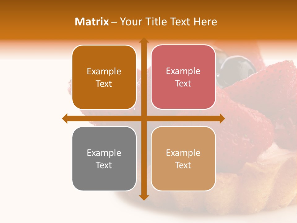 Red Yellow Icing PowerPoint Template