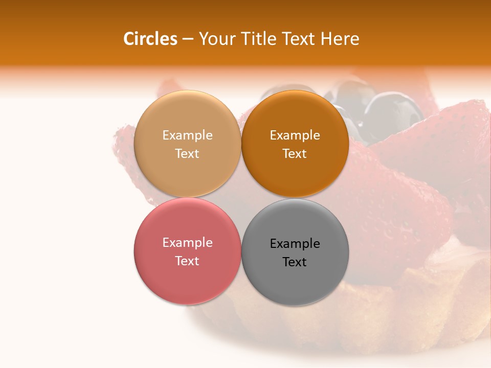 Red Yellow Icing PowerPoint Template