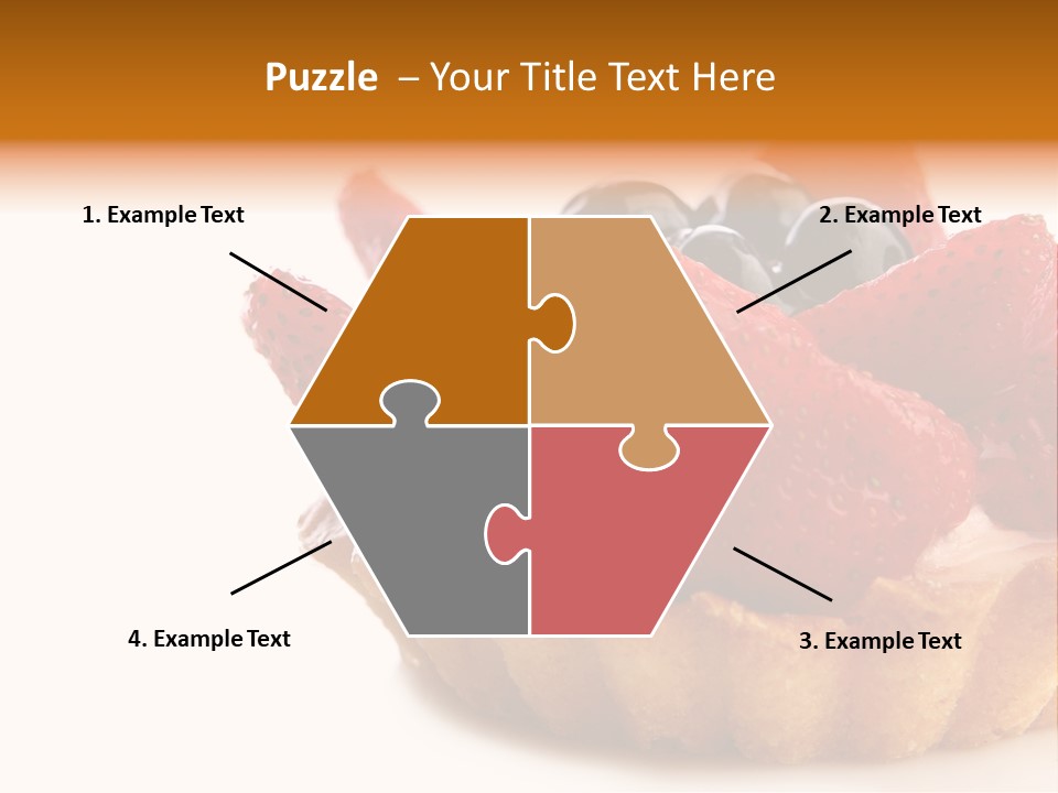 Red Yellow Icing PowerPoint Template