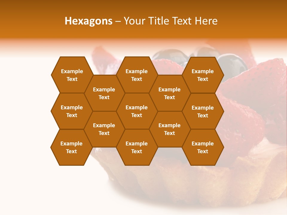 Red Yellow Icing PowerPoint Template