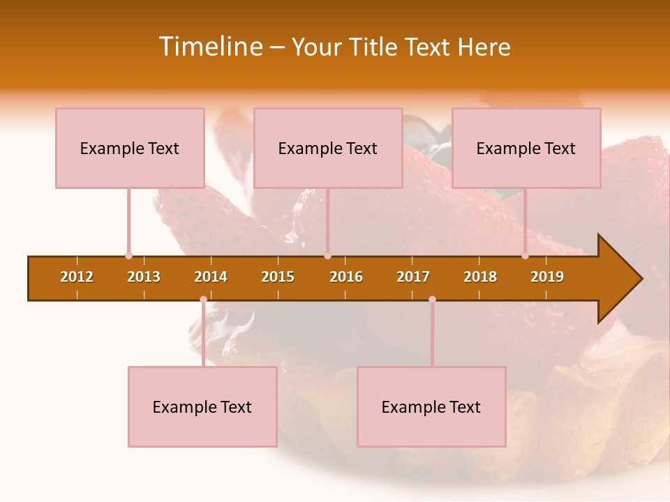 Red Yellow Icing PowerPoint Template