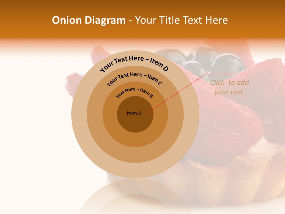 Red Yellow Icing PowerPoint Template