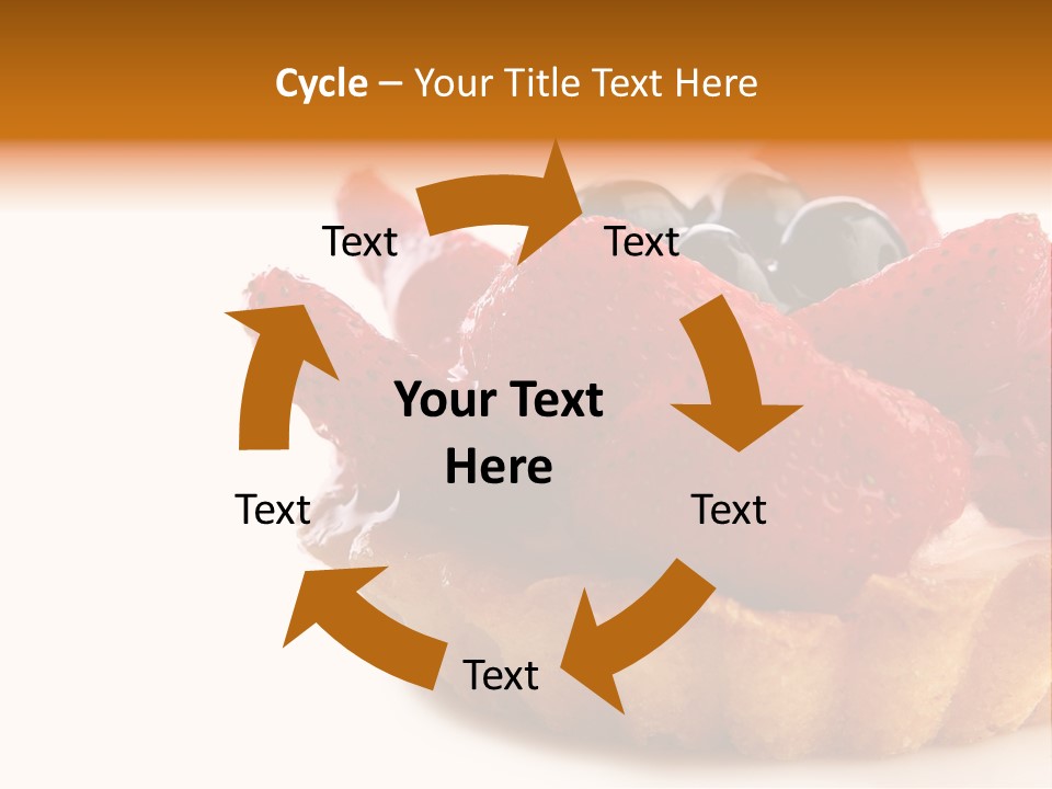 Red Yellow Icing PowerPoint Template