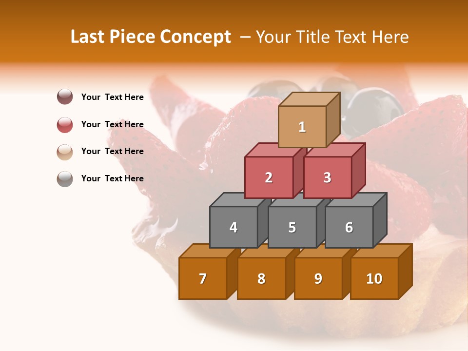 Red Yellow Icing PowerPoint Template