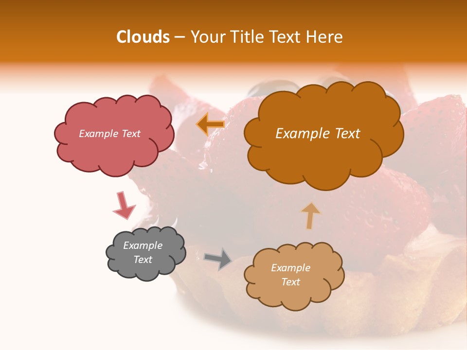 Red Yellow Icing PowerPoint Template