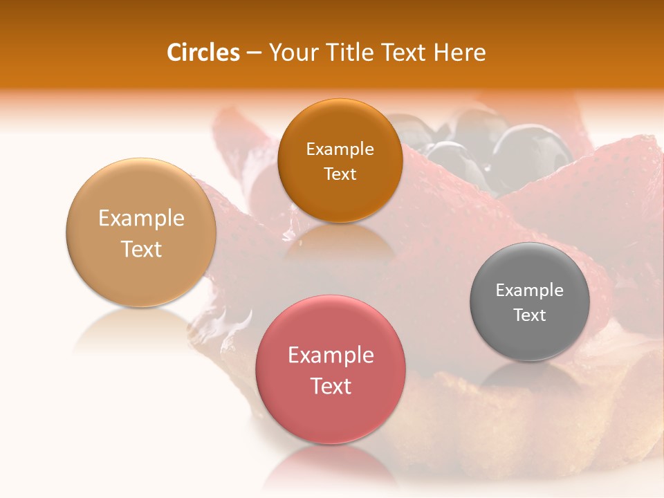 Red Yellow Icing PowerPoint Template