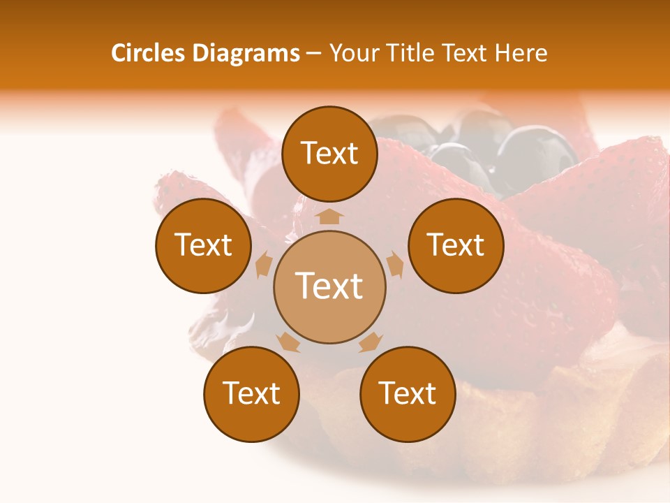 Red Yellow Icing PowerPoint Template