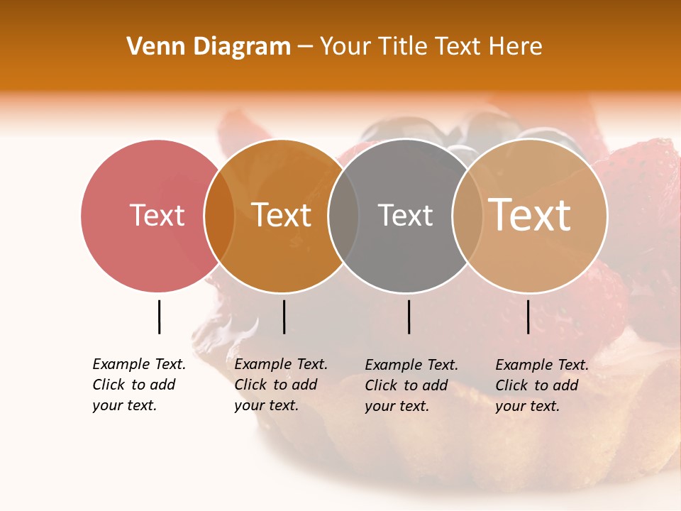 Red Yellow Icing PowerPoint Template