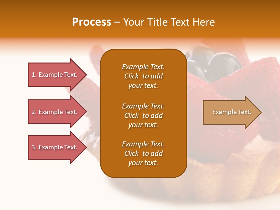 Red Yellow Icing PowerPoint Template