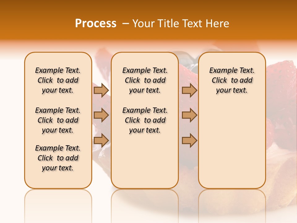 Red Yellow Icing PowerPoint Template