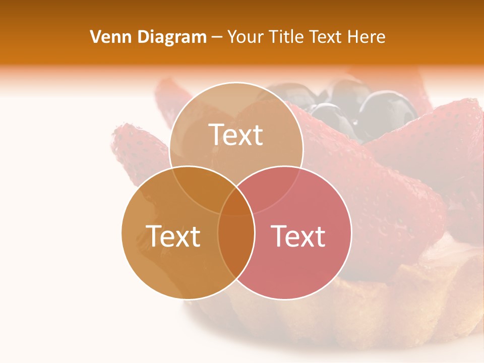 Red Yellow Icing PowerPoint Template