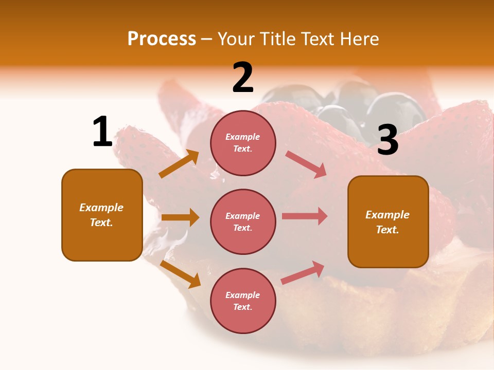 Red Yellow Icing PowerPoint Template
