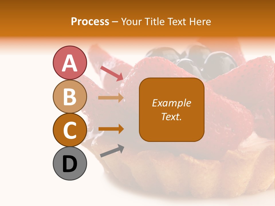 Red Yellow Icing PowerPoint Template