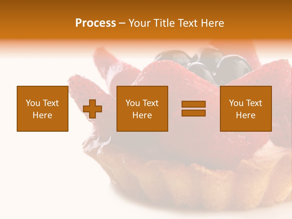Red Yellow Icing PowerPoint Template