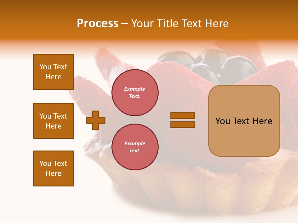 Red Yellow Icing PowerPoint Template