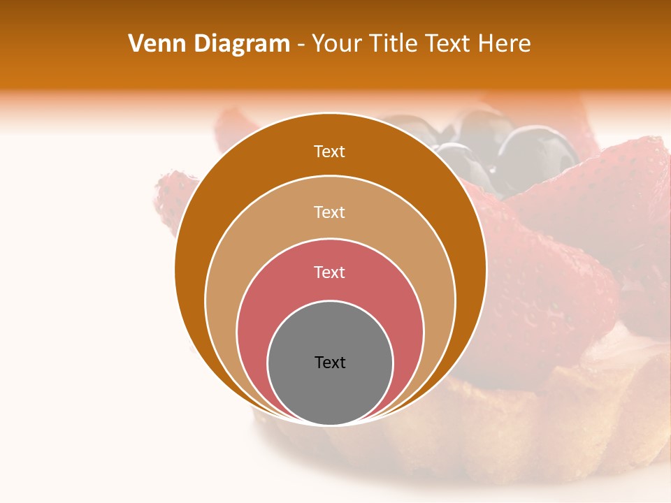 Red Yellow Icing PowerPoint Template