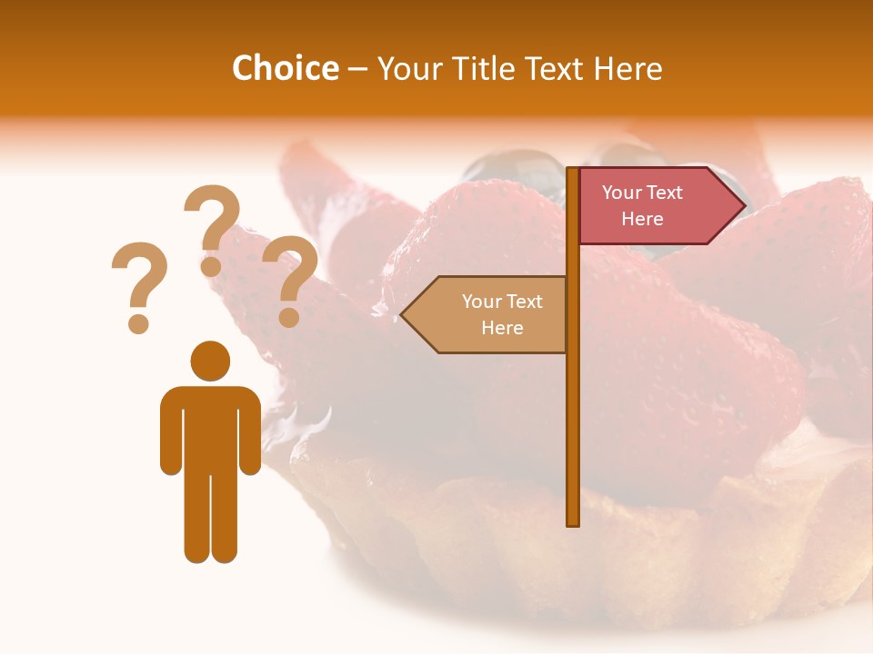 Red Yellow Icing PowerPoint Template