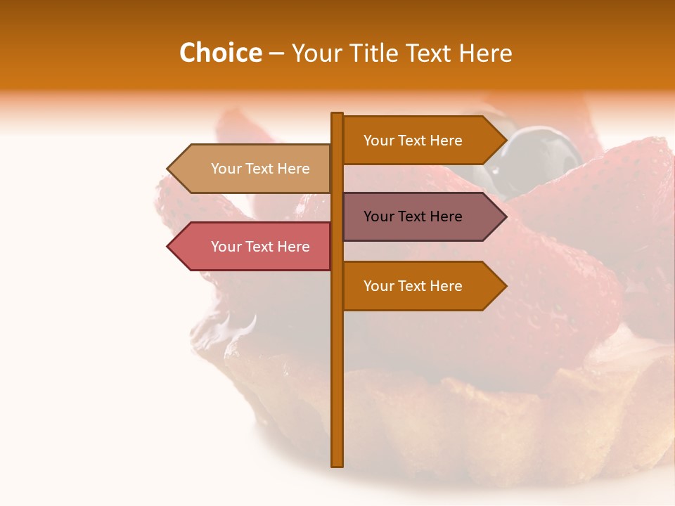 Red Yellow Icing PowerPoint Template