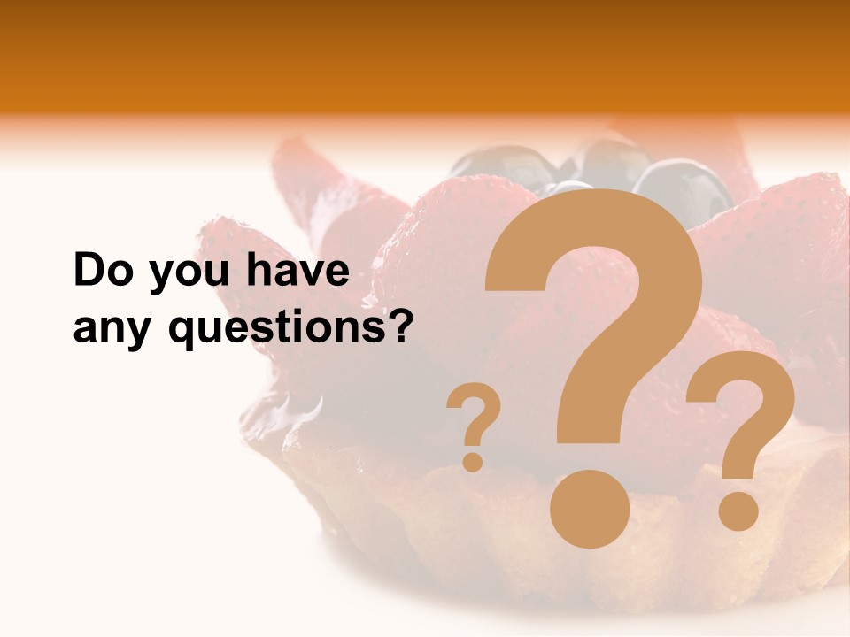 Red Yellow Icing PowerPoint Template