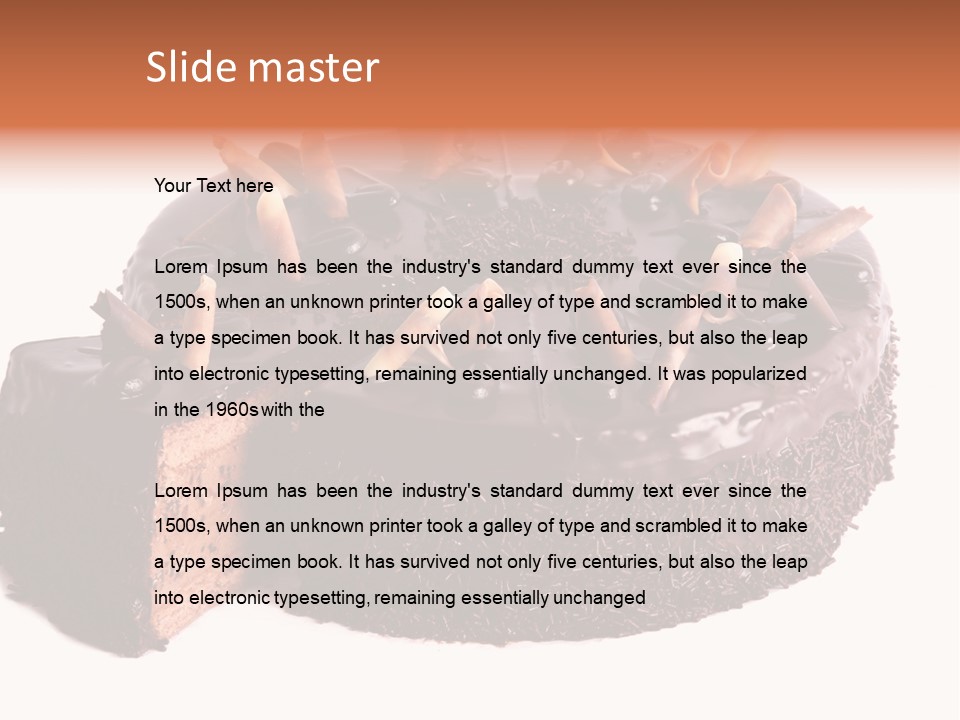 White Fruit Event PowerPoint Template