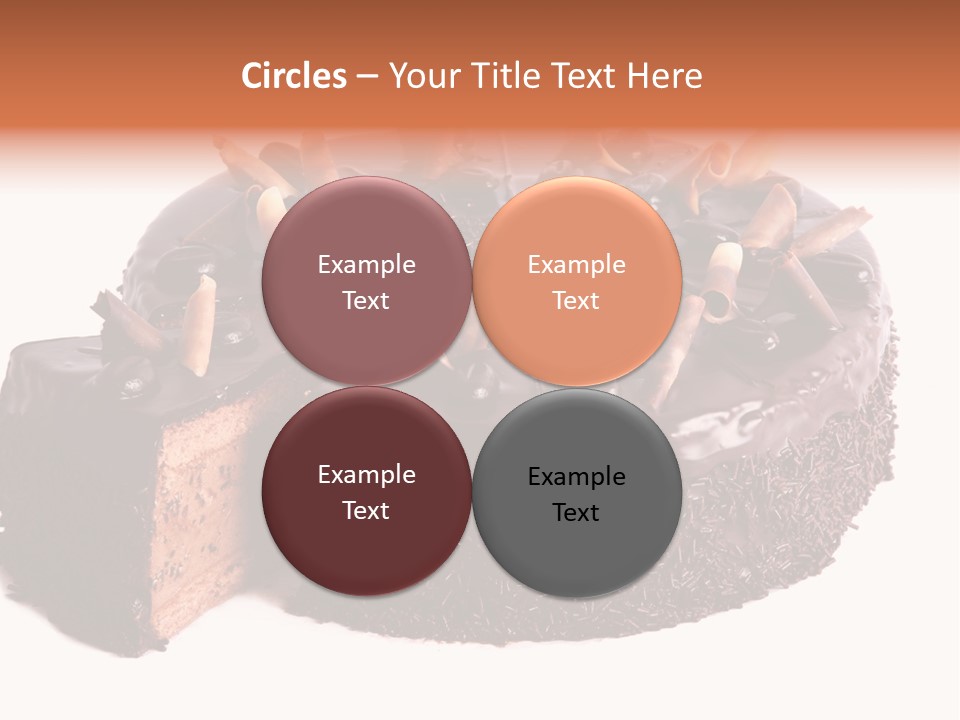 White Fruit Event PowerPoint Template