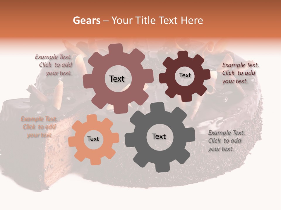 White Fruit Event PowerPoint Template