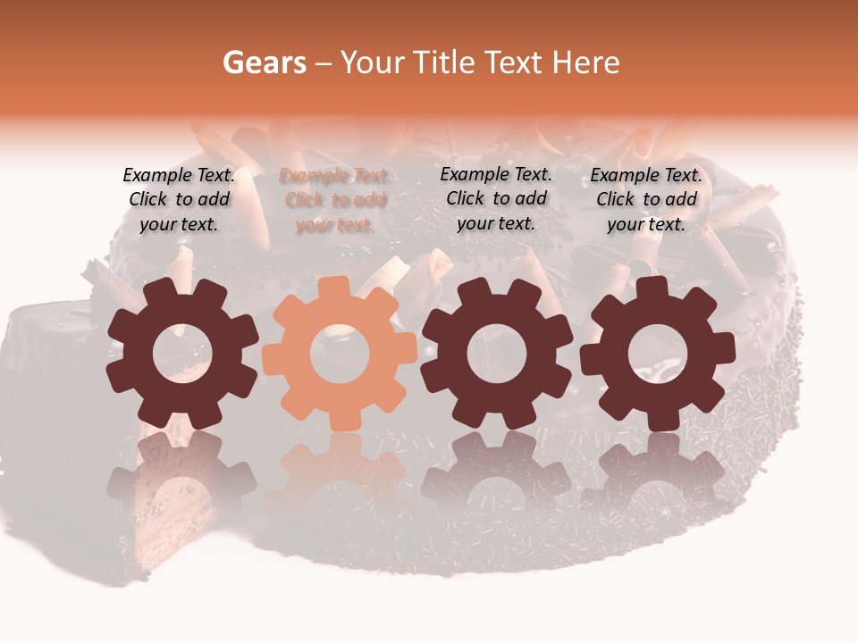 White Fruit Event PowerPoint Template