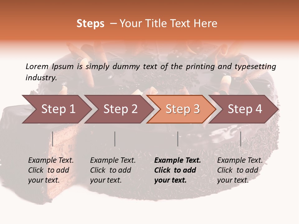 White Fruit Event PowerPoint Template