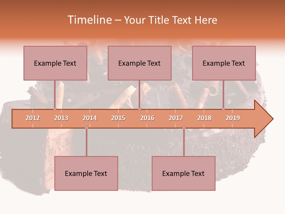 White Fruit Event PowerPoint Template