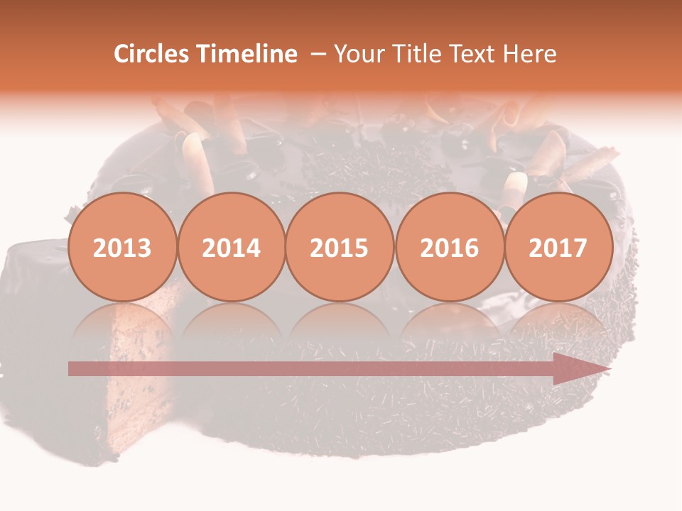 White Fruit Event PowerPoint Template