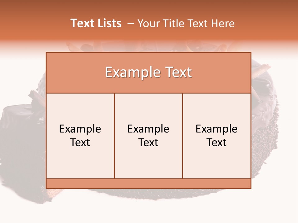 White Fruit Event PowerPoint Template
