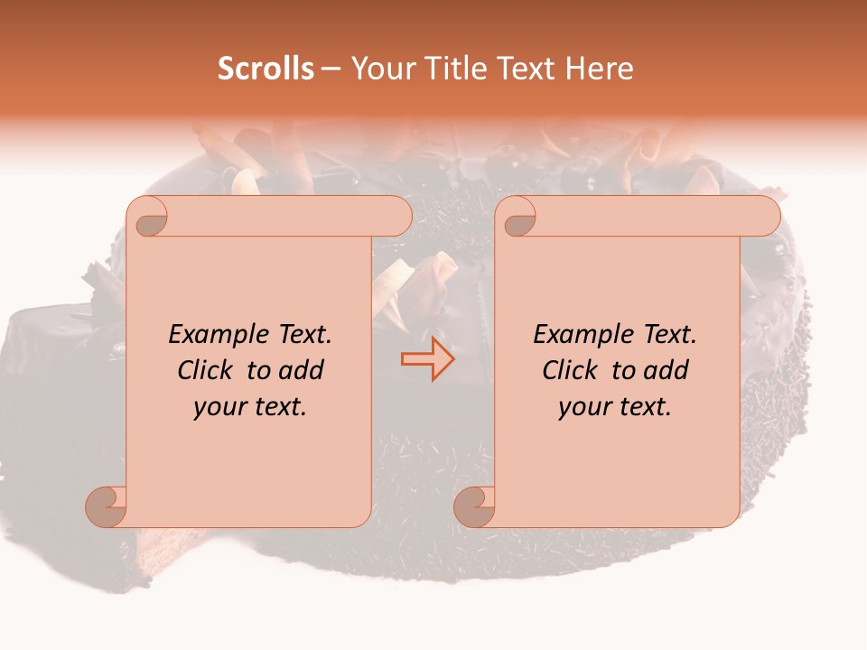 White Fruit Event PowerPoint Template