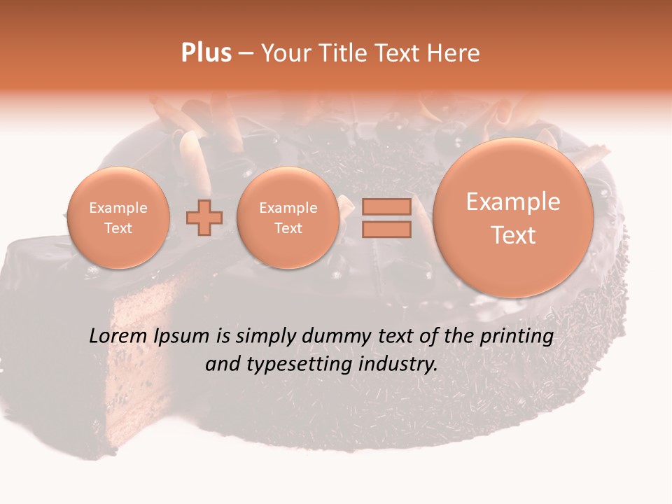 White Fruit Event PowerPoint Template