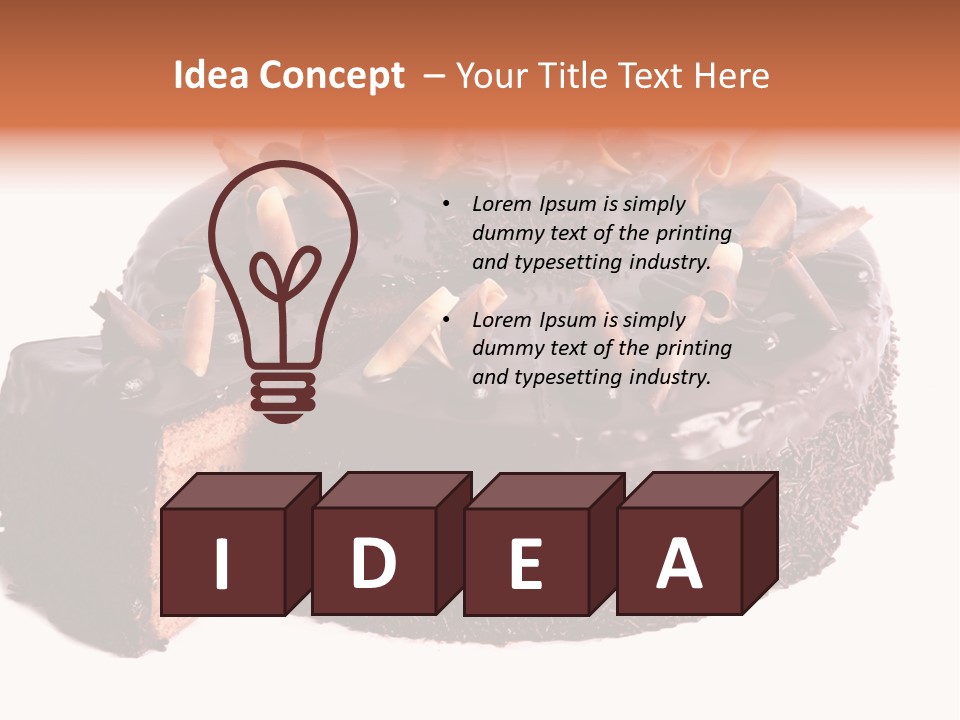 White Fruit Event PowerPoint Template